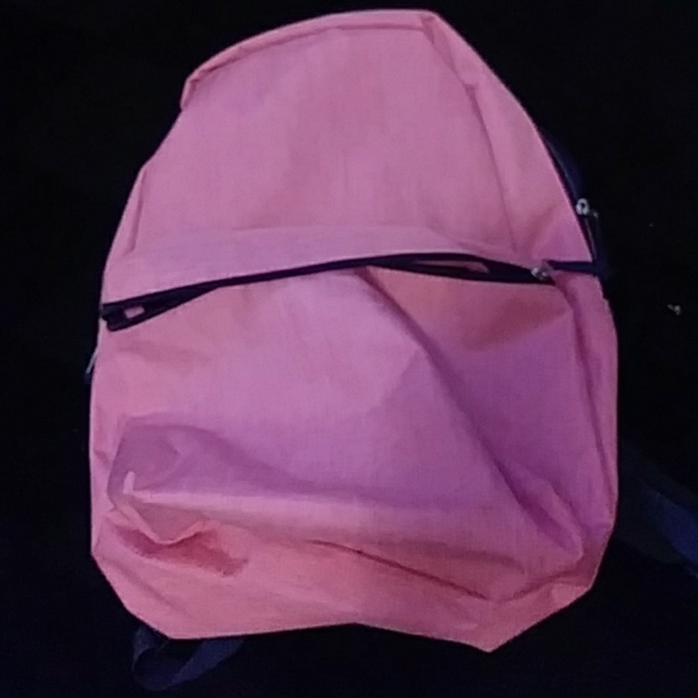 Pink backpack